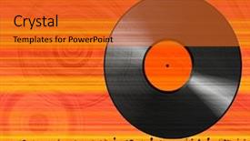  Presentation with music notes - Colorful theme enhanced with choir singing - music notes background backdrop and a gold colored foreground