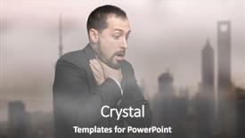  Presentation with polluted - Amazing theme having choking due to the smog backdrop and a gray colored foreground