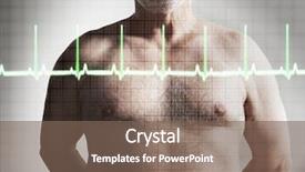  Presentation with life - Amazing theme having cholesterol - life of a patient backdrop and a violet colored foreground