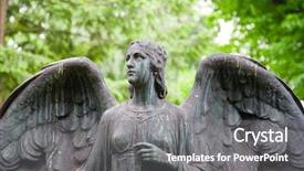  Presentation with cologne - Theme consisting of info table on jogging track in forest with shadows background and a violet colored foreground