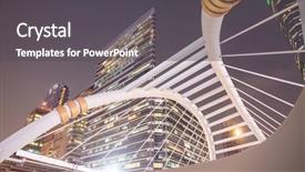  Presentation with bangkok - Amazing PPT theme having chong nonsi bridge bangkok thailand backdrop and a dark gray colored foreground