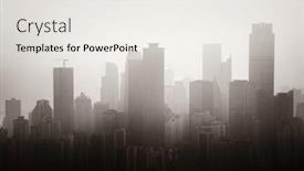  Presentation with architecture city - Amazing theme having chongqing-urban-architecture-and-city backdrop and a sky blue colored foreground