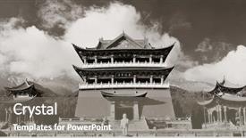  Presentation with indo china history maps - Slides having chongsheng monastery in dali yunnan background and a gray colored foreground