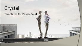  Presentation with media - Presentation theme having choose - making desicion or choosing background and a light gray colored foreground