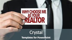 Presentation with realtor - PPT layouts with choose me as your realtor background and a ocean colored foreground