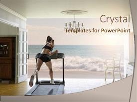 Choose Your Route For Running PPT template 71 | CrystalGraphics