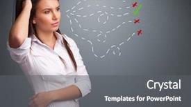  Presentation with choice - Audience pleasing slide deck consisting of stock market - desk concept analysis backdrop and a soft green colored foreground.