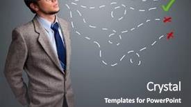  Presentation with love between man and woman - Amazing slide deck having choosing between right and wrong backdrop and a gray colored foreground