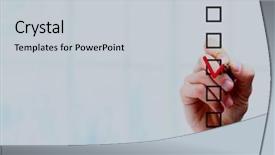  Presentation with three for one - PPT theme with choosing one of three options background and a light gray colored foreground