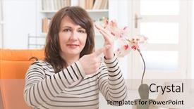  Presentation with alternative medicine - Colorful PPT layouts enhanced with chop point emotional freedom techniques backdrop and a mint green colored foreground