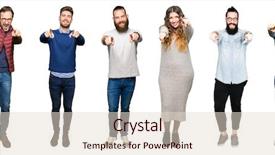  Presentation with isolated paw prints over white - Presentation design enhanced with chosen - collage of people over white background and a lemonade colored foreground