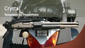 Presentation with motorcycle - Amazing presentation having chp - motorcycle police with shot gun backdrop and a gray colored foreground