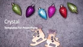  Presentation with christmas card - Audience pleasing theme consisting of chrismas blue - christmas greeting card noel festive backdrop and a  colored foreground