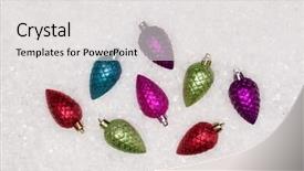  Presentation with new year card - PPT layouts with chrismas blue - christmas greeting card noel festive background and a light gray colored foreground