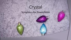  Presentation with new year card - PPT layouts featuring chrismas blue - christmas greeting card noel festive background and a light gray colored foreground