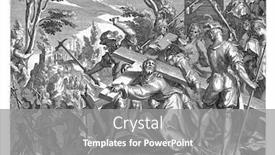  Presentation with christ - Slide set featuring christ-carries-the-cross background and a gray colored foreground