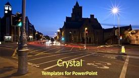  Presentation with dublin - Presentation theme with christ church and dublinia historic background and a tawny brown colored foreground