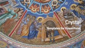  Presentation with blind - PPT layouts with recycle - toilet paper close-up isolated background and a light gray colored foreground