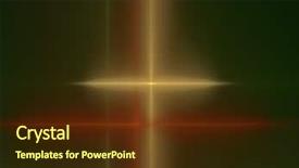  Presentation with cross - Slides having 3d religious - abstract cross - geometric square background and a tawny brown colored foreground