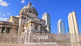  Presentation with church christian - Cool new slides with christ scientist in christian science backdrop and a coral colored foreground