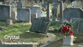  Presentation with parliament westminster london england - Beautiful presentation featuring christian art - stone graves in a cemetery backdrop and a  colored foreground