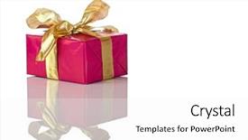  Presentation with beautiful reof christmas season - Audience pleasing presentation theme consisting of there are three zucchini onions and garlic on the green background backdrop and a coral colored foreground