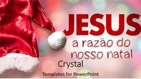  Presentation with christmas jesus - Colorful presentation design enhanced with jesus is the reason backdrop and a lemonade colored foreground
