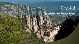  Presentation with christian - Amazing presentation having christian cars - montserrat monastery - a beautiful backdrop and a ocean colored foreground