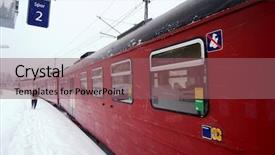  Presentation with sydney train - PPT theme with christian cars - train at ljan train station background and a  colored foreground