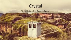  Presentation with cable electri - Audience pleasing presentation consisting of christian cars - typical cable car in meteora backdrop and a  colored foreground