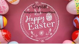  Presentation with easter - Amazing presentation theme having christian choices - happy easter logo against various backdrop and a coral colored foreground