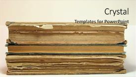  Presentation with christian - Slide deck having christian college - old books background and a lemonade colored foreground