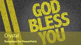  Presentation with counseling - Presentation enhanced with christian counseling - god bless you background and a tawny brown colored foreground