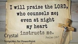  Presentation with praise - Slide deck featuring christian counseling - top-1000 bible verses from psalms background and a mint green colored foreground