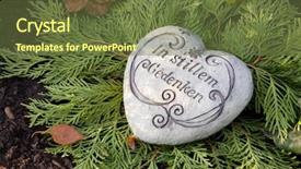  Presentation with decoration - Slide set with christian fall - autumn decoration on the tomb background and a tawny brown colored foreground