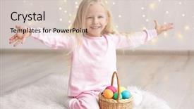  Presentation with pastel cute - Amazing presentation design having christian growth - cute funny girl with basket backdrop and a lemonade colored foreground