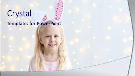  Presentation with cute mice rats - Amazing slide deck having christian growth - cute funny girl with bunny backdrop and a sky blue colored foreground