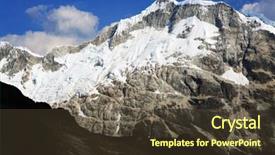  Presentation with north and south korean flags - PPT layouts featuring christian joy world - huascaran norte 6655m and huascaran background and a  colored foreground