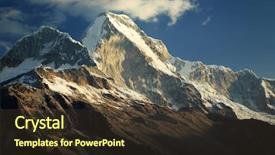  Presentation with north and south korean flags - Slide set featuring christian joy world - huascaran norte 6655m and huascaran background and a tawny brown colored foreground