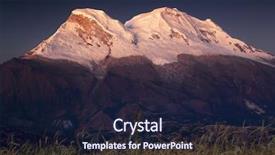  Presentation with north and south korean flags - Cool new slide deck with christian joy world - huascaran norte 6655m and huascaran backdrop and a wine colored foreground