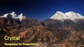  Presentation with america - PPT theme enhanced with christian joy world - huascaran norte 6655m and huascaran background and a tawny brown colored foreground
