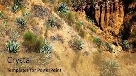  Presentation with erosion - Audience pleasing slide deck consisting of christian joy world - natural erosion in cordiliera negra backdrop and a  colored foreground