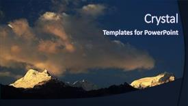  Presentation with america - Colorful PPT theme enhanced with christian joy world - ranrapalca peak 6162m in cordiliera backdrop and a  colored foreground