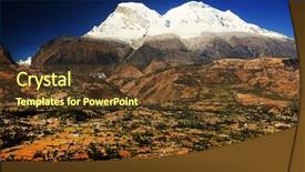  Presentation with santa - Amazing slide deck having christian joy world - rio santa valley and cordiliera backdrop and a  colored foreground