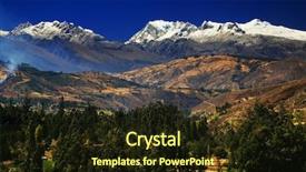  Presentation with main air routes in south america - Slide deck with christian joy world - rio santa valley and cordiliera background and a  colored foreground