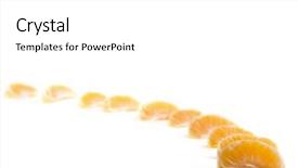  Presentation with white christmas - Cool new presentation with christian leadership - row of christmas orange slices backdrop and a white colored foreground
