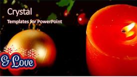  Presentation with red gold - Beautiful slides featuring christian messages - peaceful message against christmas red backdrop and a wine colored foreground