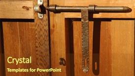  Presentation with mission - Presentation consisting of christian missions - closeup of vintage door lock background and a tawny brown colored foreground
