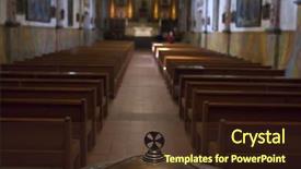  Presentation with mission - Colorful PPT layouts enhanced with christian missions - interior of mission chapel backdrop and a  colored foreground