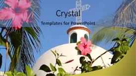  Presentation with arches - PPT layouts having christian missions - playa del carmen white mexican background and a teal colored foreground